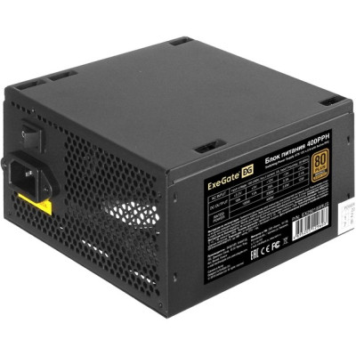 Блок питания 400W EXEGATE 80 PLUS® BRONZE 400PPH EX292159RUS-S